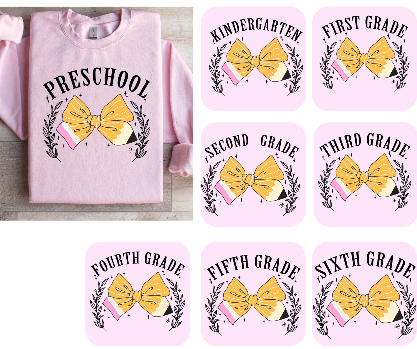 Grade School Pencil Bow