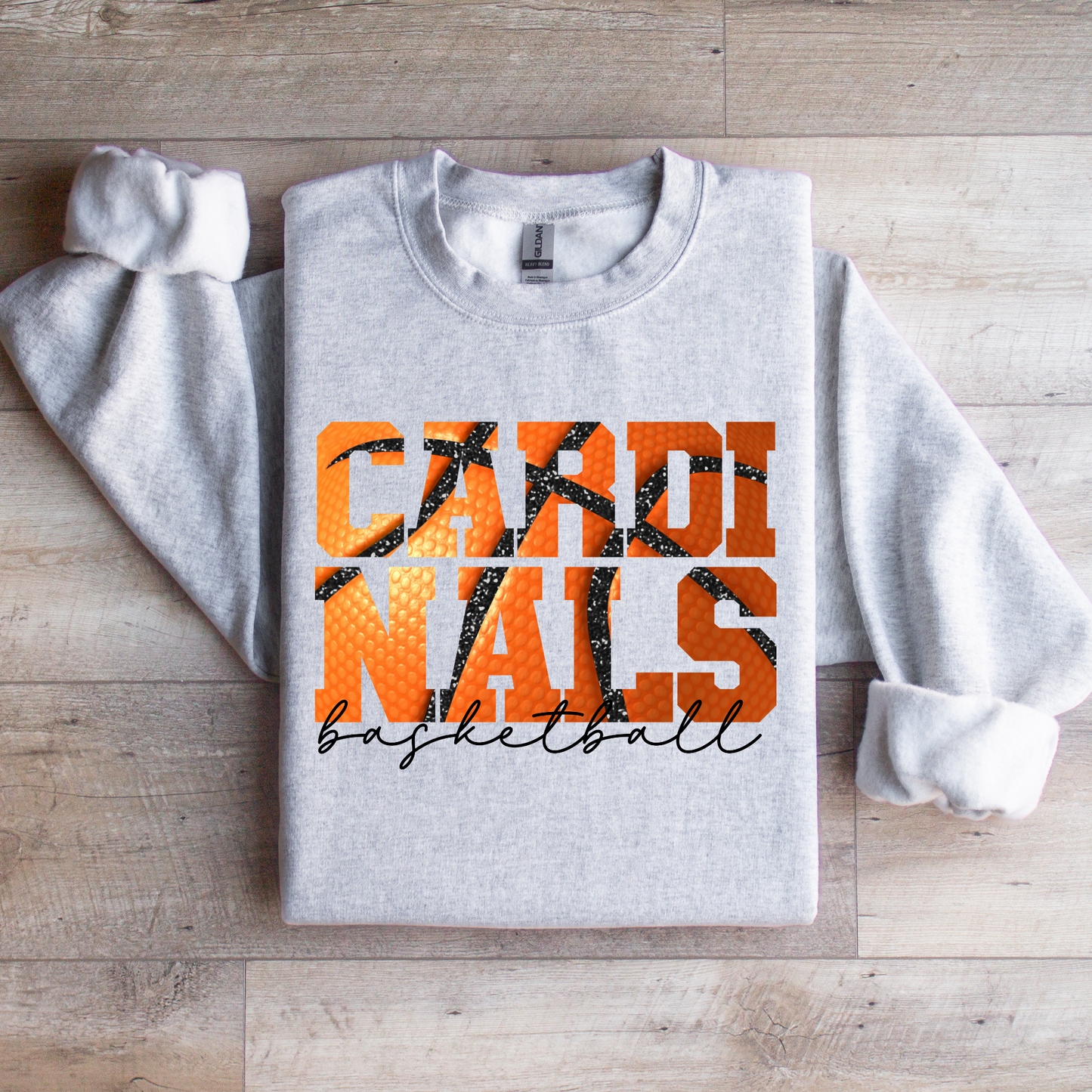 Cardinal Basketball (Black Font)