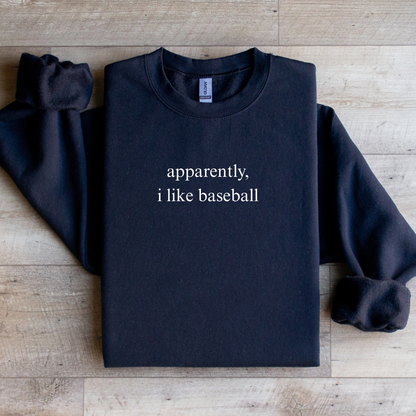 Apparently, I like baseball