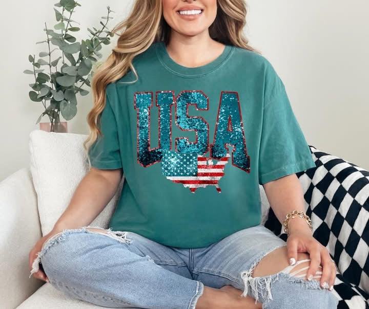USA (glitter)