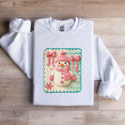 Crochet Snowman Trio