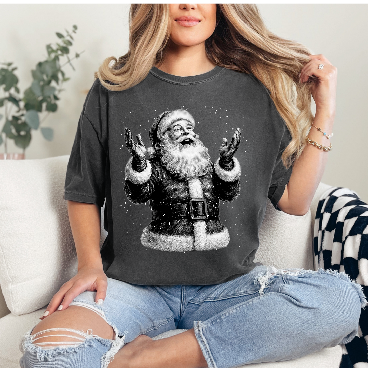 Happy Vintage Santa