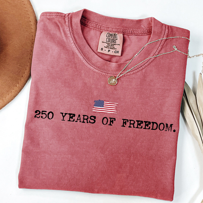 250 Years of Freedom (black font)