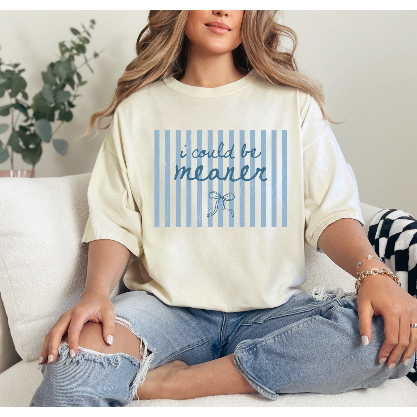 I Could be Meaner (blue)